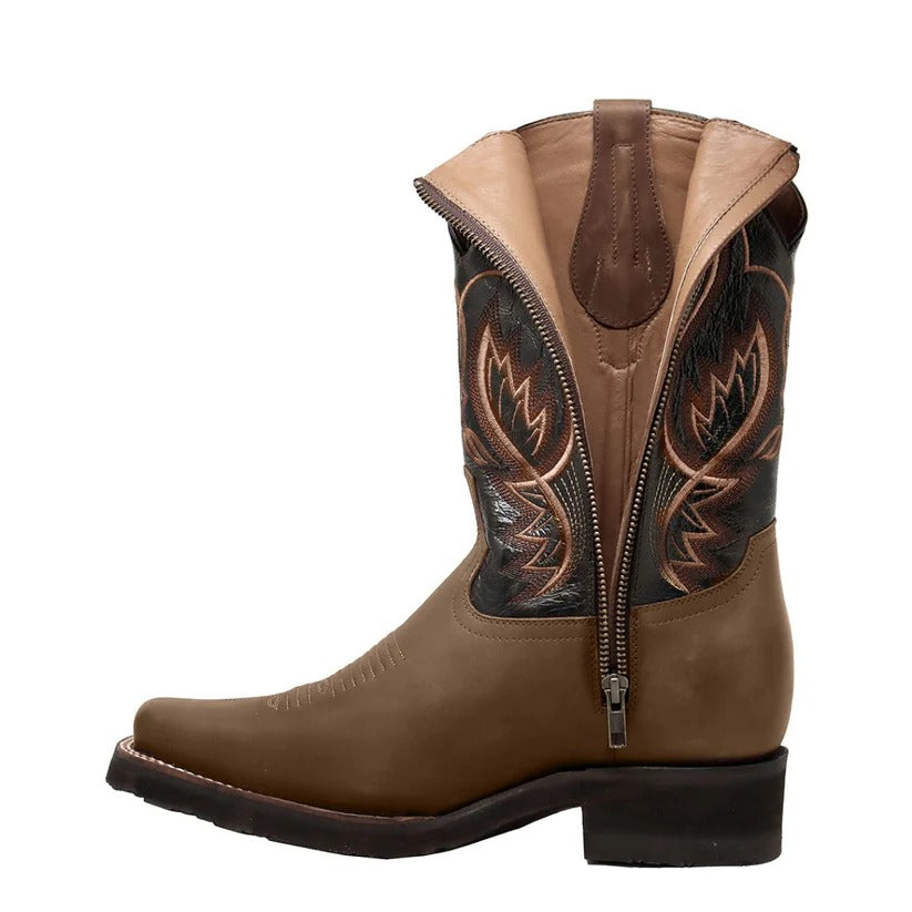 Rio Grande Men's Carson Western Boots with Zip