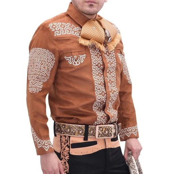 Mens El Dorado Charro Long Sleeve Shirt