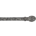 Rustic Black Pirarucu Belt