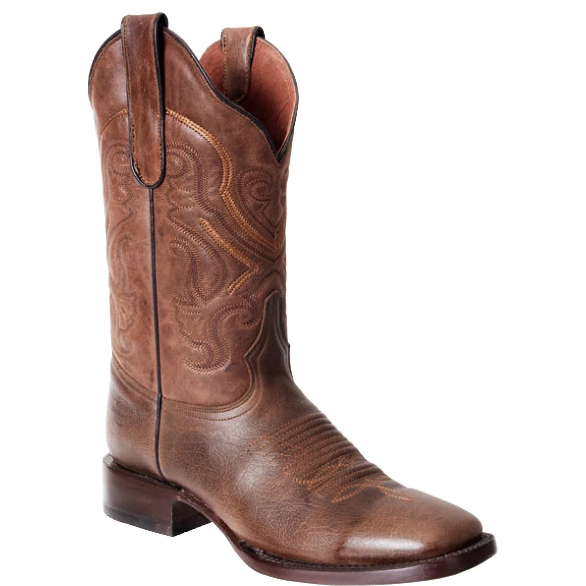 Napa Brown Cowboy Boots Square Toe