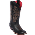 Black Cowgirl Boots Square Toe