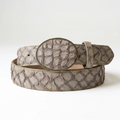 Mocha Brown Pirarucu Belt