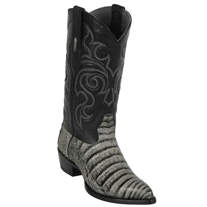 Los Altos Men's Belly Caiman Cowboy Boots j toe 998233
